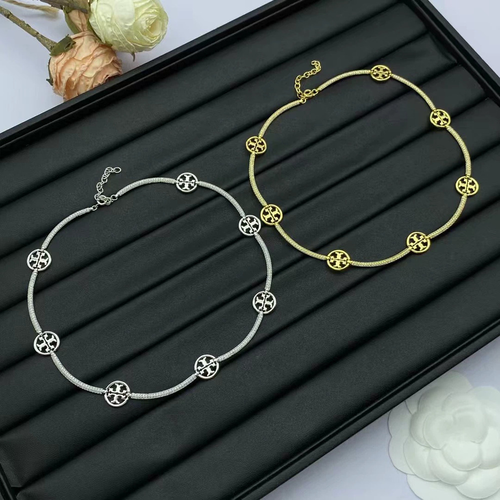 Tory Burch Smooth Surface Choker Necklace